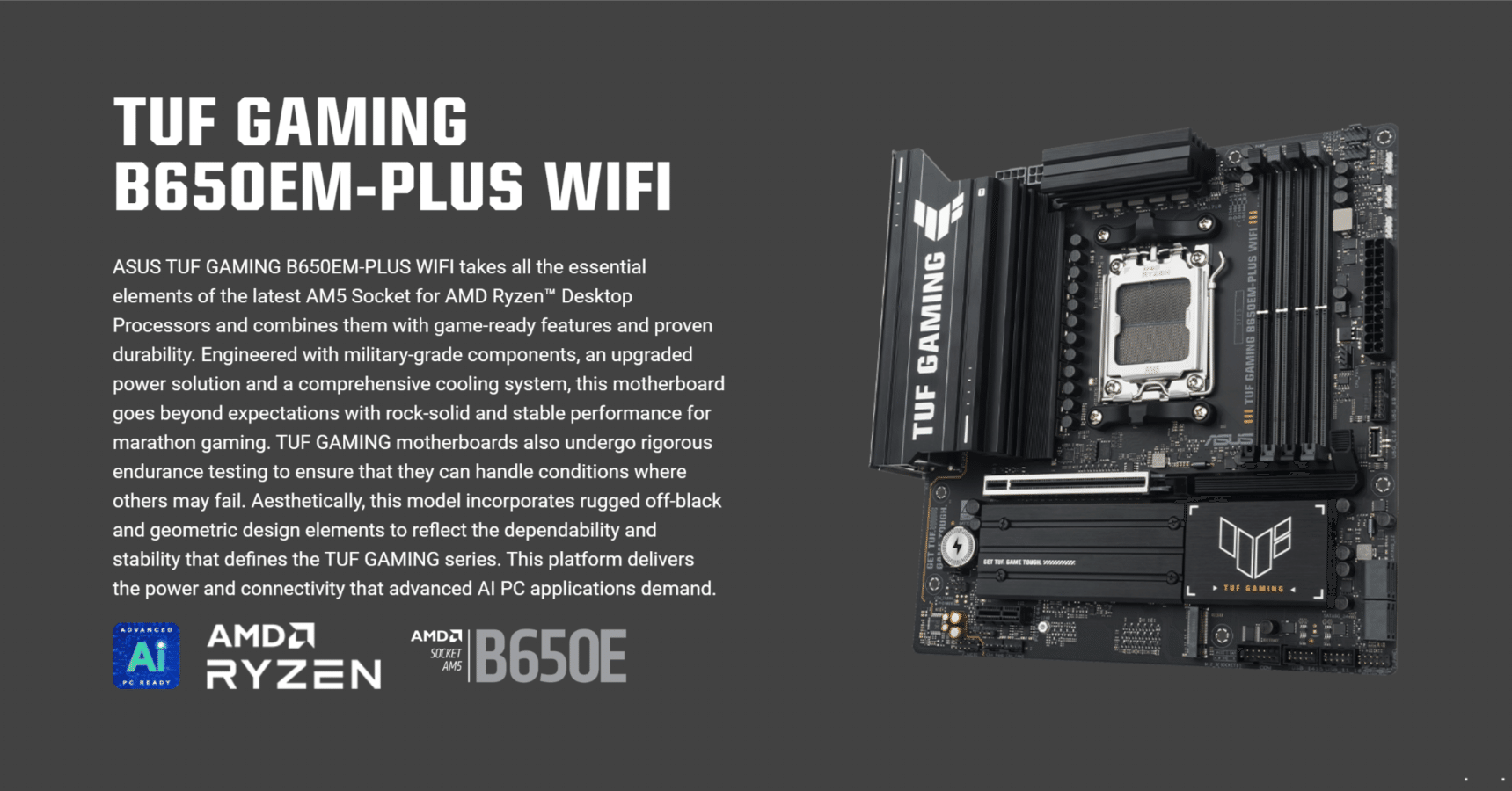 新製品】高確率で短期間販売になるマザーボード「TUF GAMING B650EM