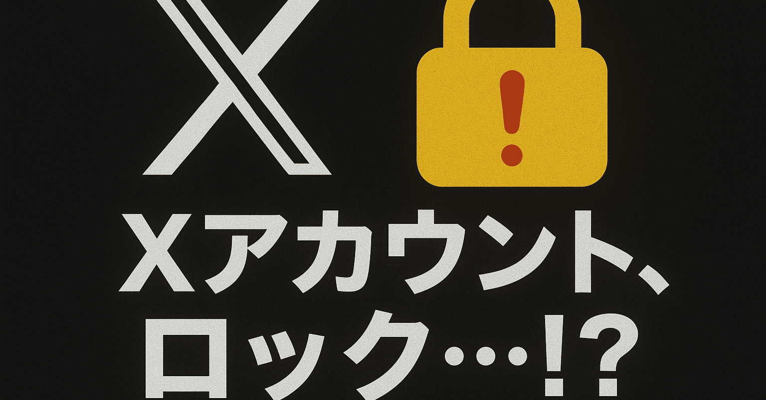 Xのアカウント、ロックされました！｜イワオ