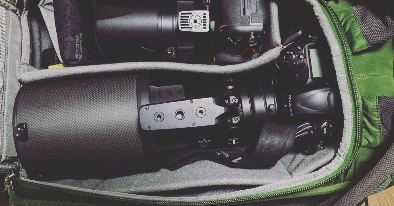 カメラバッグ収納例】望遠レンズ｜Sinh