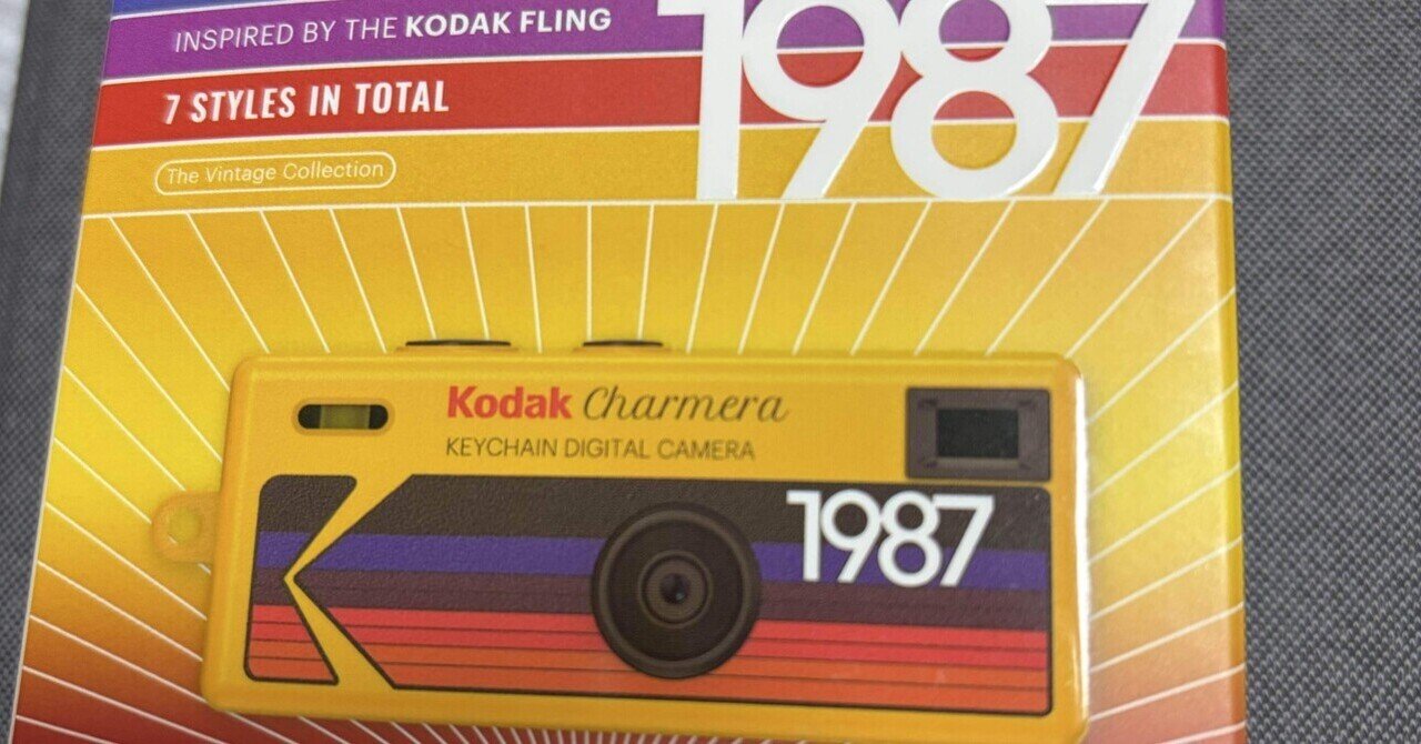 今1番話題のカメラ！Kodak charmeraを入手！｜Ryo