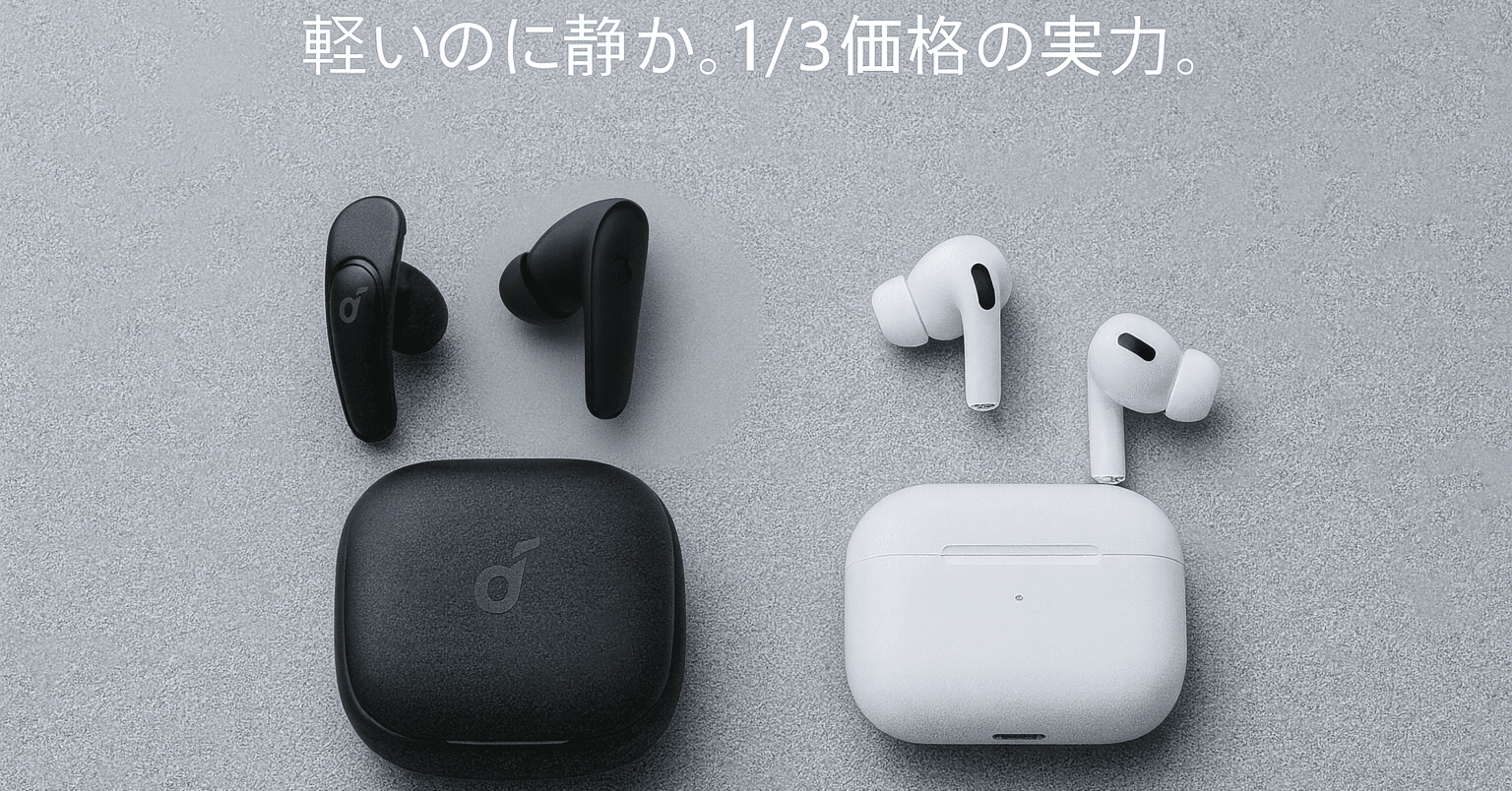 Anker Soundcore Liberty Budsレビュー“軽いのに静か”を1万円台で実現