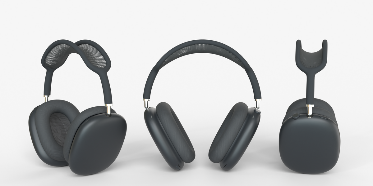 AirPods Max ミッドナイト カバー付き、交換用付 AirPods Max