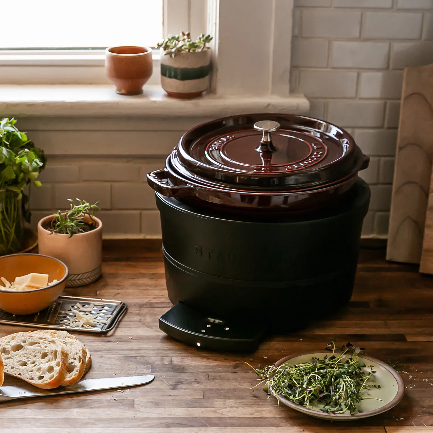 Staub Precision Induction Multi-Cooker | Sur La Table