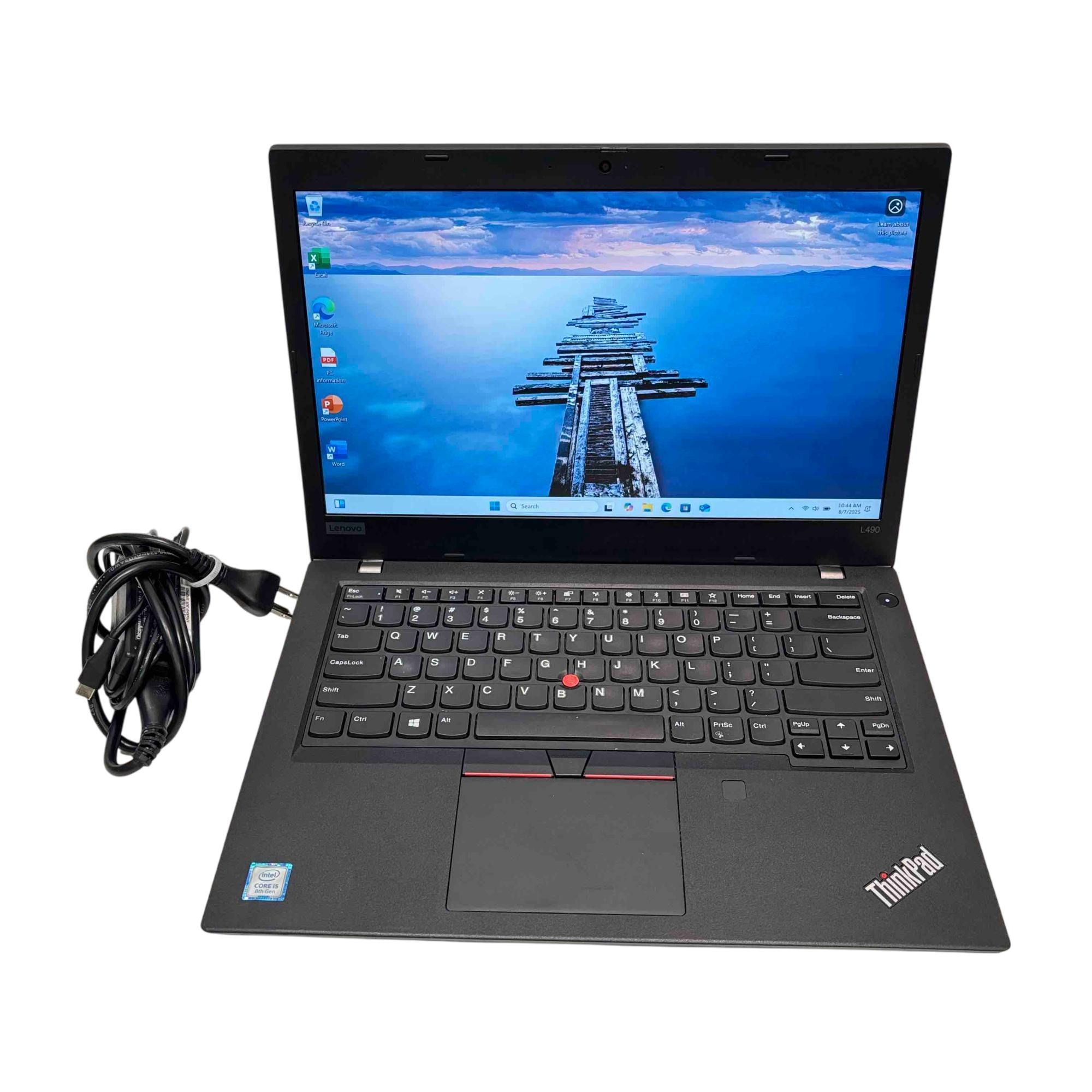 Lenovo ThinkPad L490 Win11 Core i5-8265U 1.6GHz 8GB RAM 256 GB SSD 14