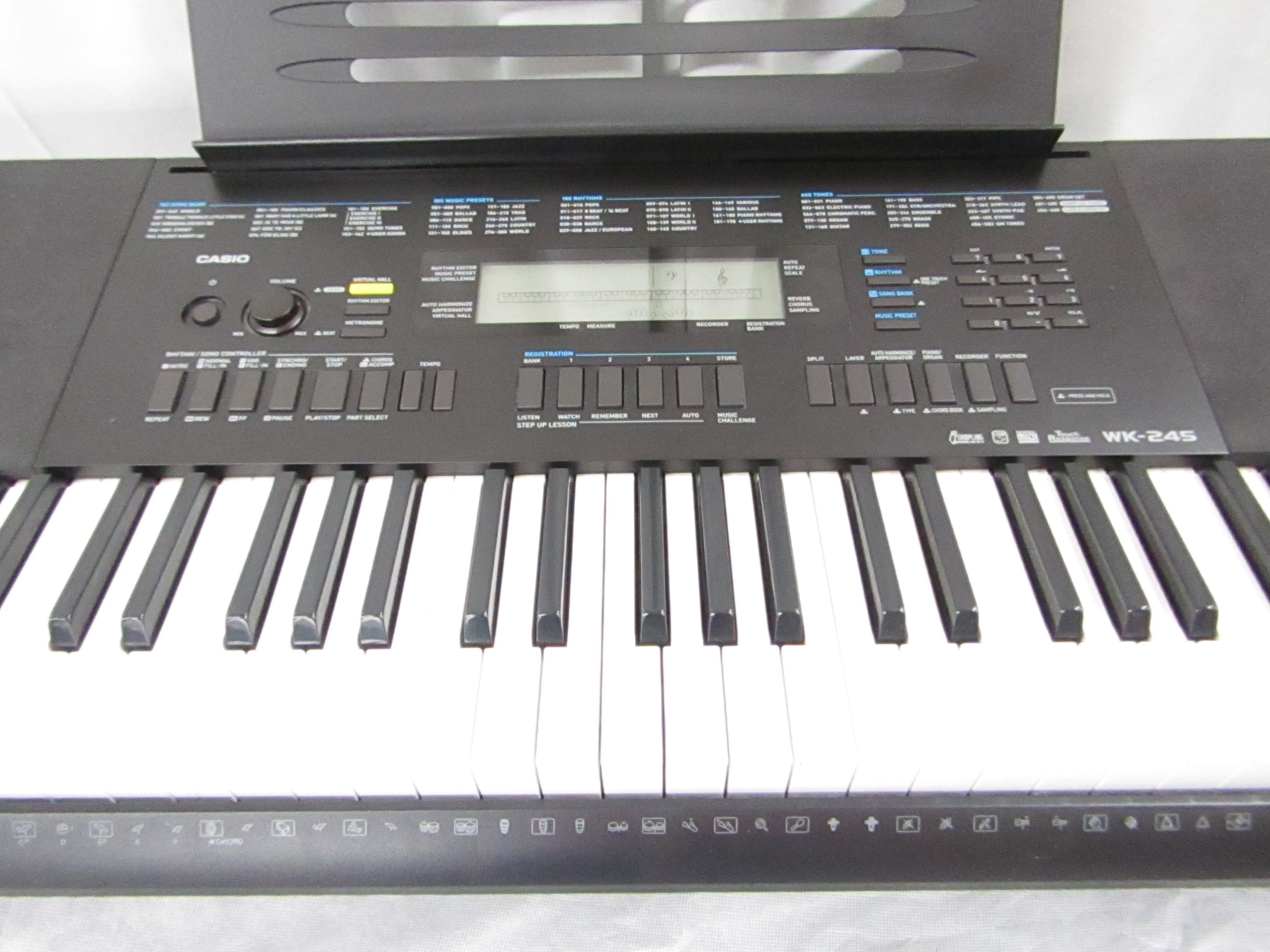 Casio WK-245 76 Key Digital Keyboard - Local Pickup Only