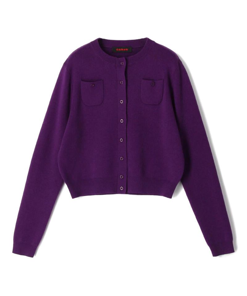 CABaN(キャバン)の「CABaN コットンカシミヤ クルーネックカーディガン
