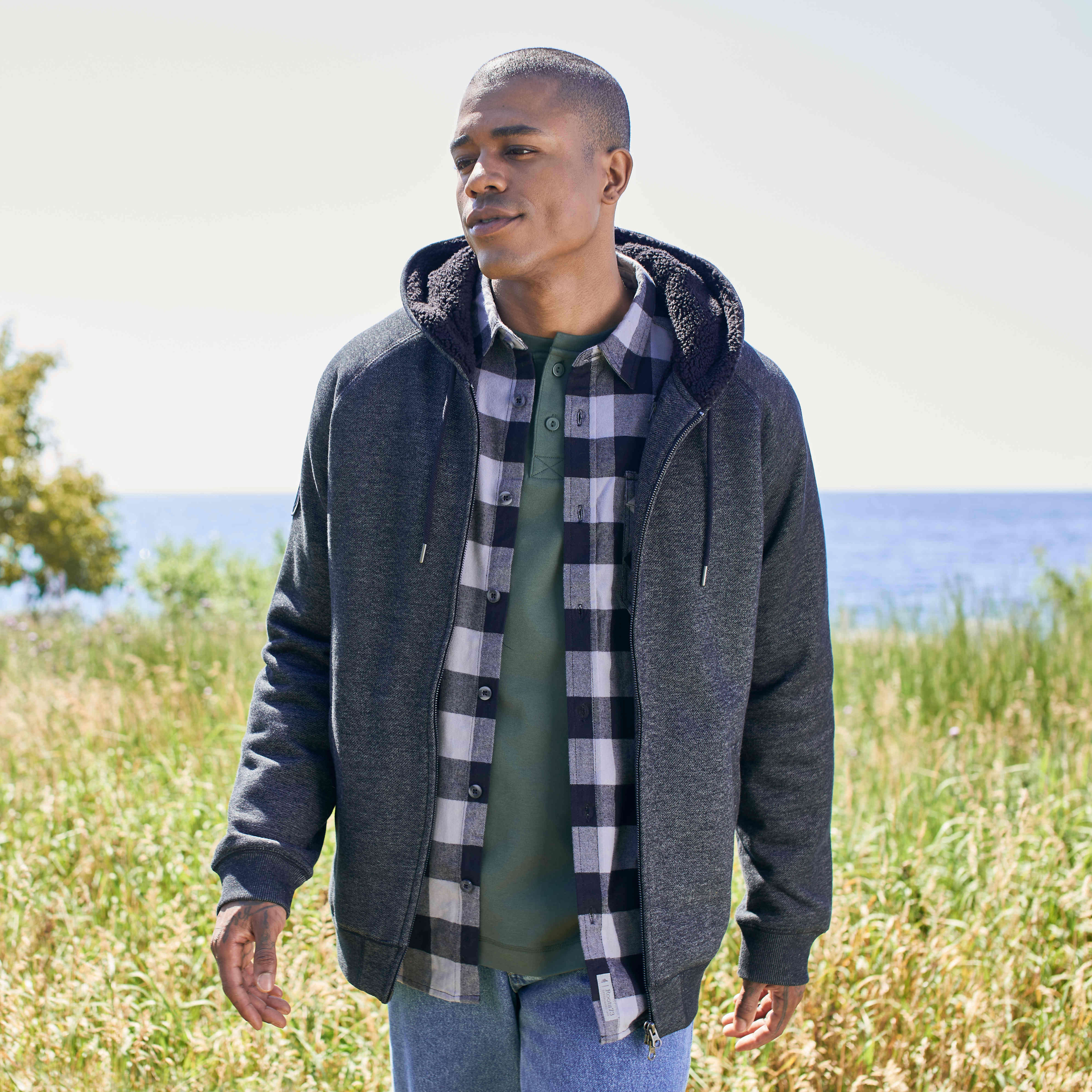 Men's COPPERBAY Roots73 Heavyweight Sherpa Fleece Lined Full Zip