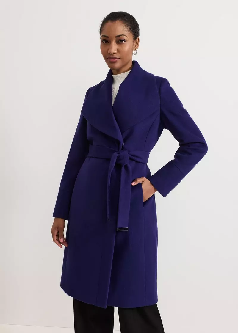 Nicci Belted Wool Coat | Phase Eight UK |