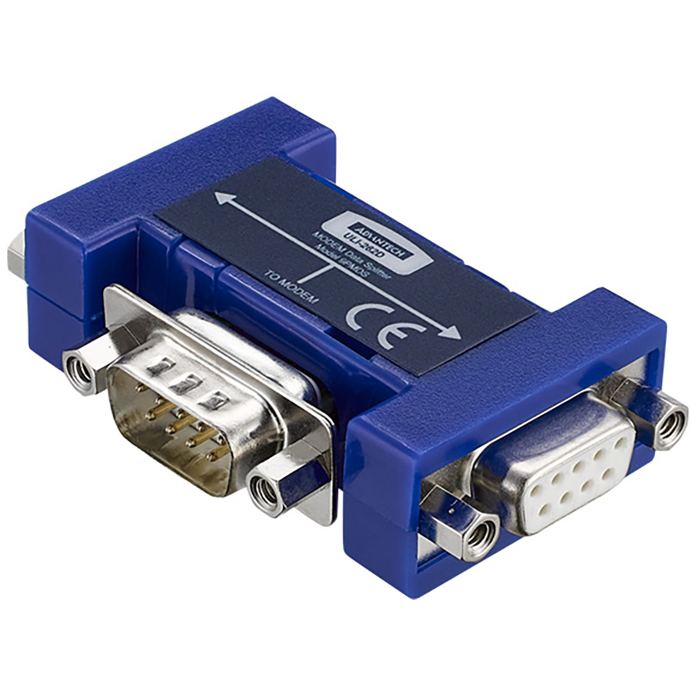 Advantech BB-9PMDS Serial Splitter, RS-232 Modem, DB9 Male and 2 x