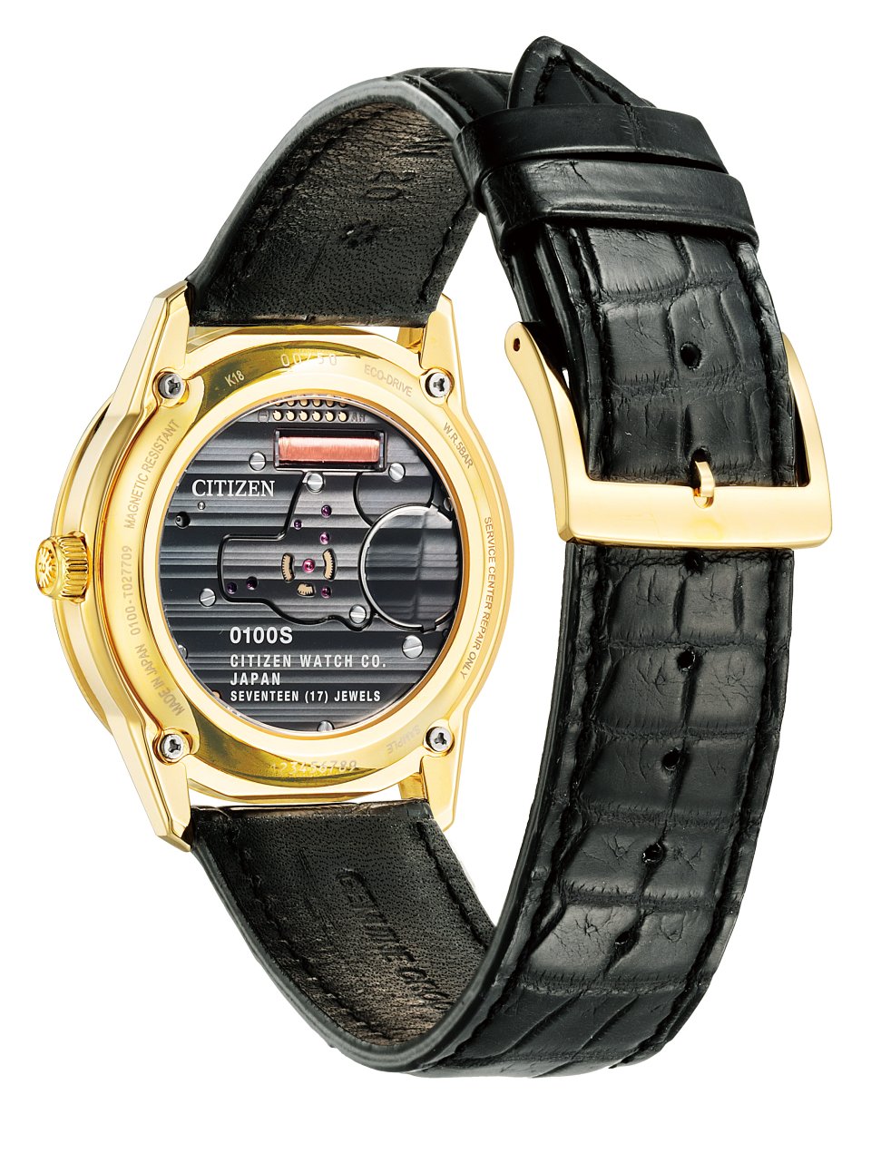 The CITIZEN』K18 ケースの世界最⾼精度 光発電エコ・ドライブ限定