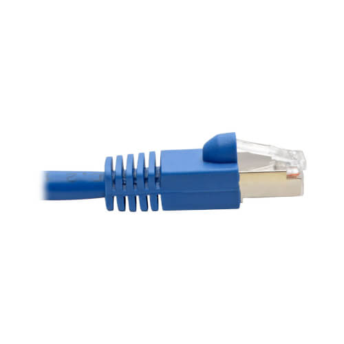Cat6a Ethernet Cable, Rated for 10Gbps, PoE, Blue, 10-ft | Eaton