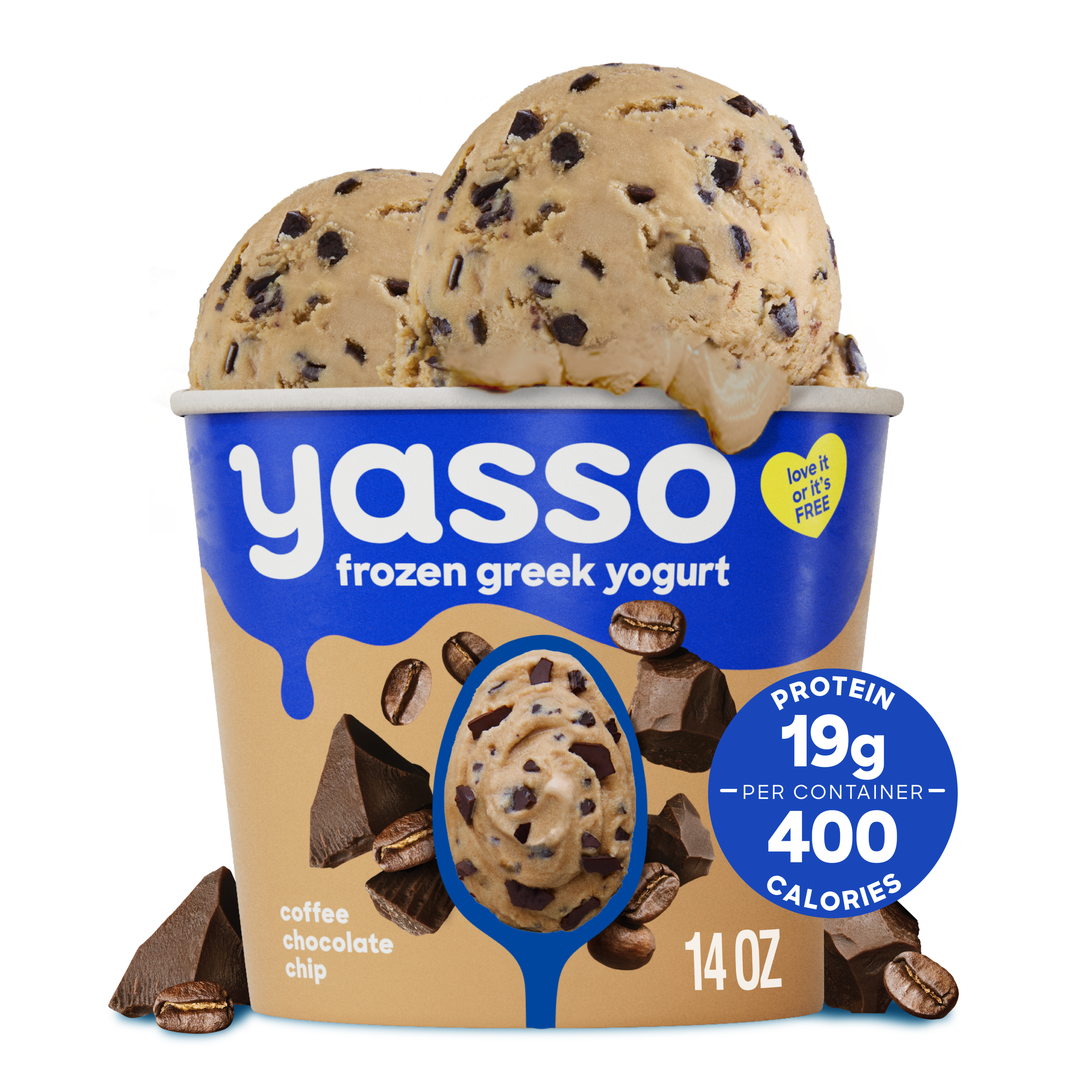Coffee Chocolate Chip | Yasso Frozen Greek Yogurt