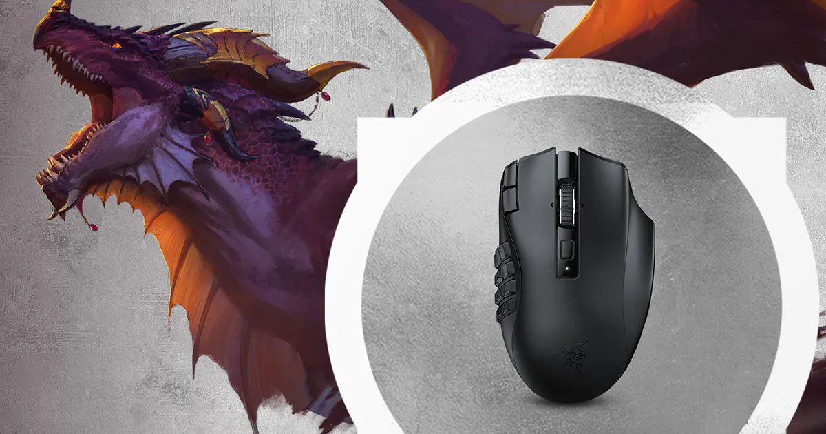 MMO ワイヤレスゲーミングマウス - Razer Naga V2 HyperSpeed | Razer 日本