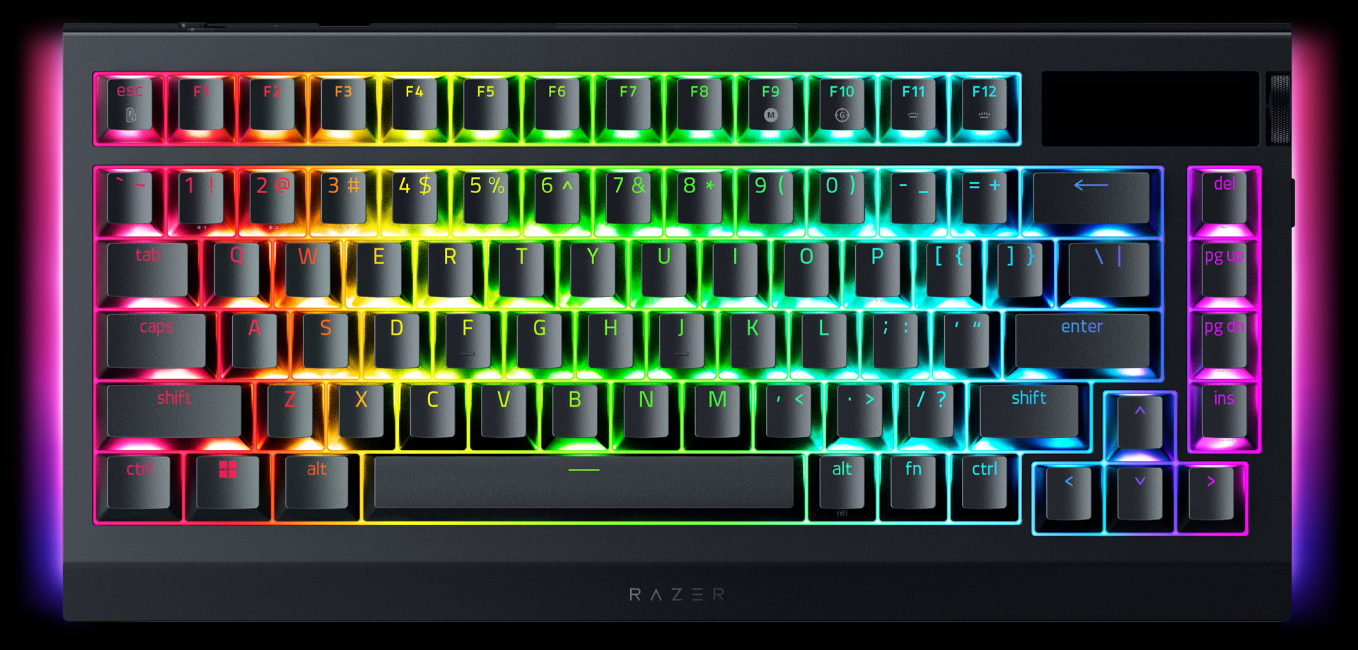 Razer BlackWidow V4 Pro 75% ホットスワップ可能ワイヤレスゲーミング