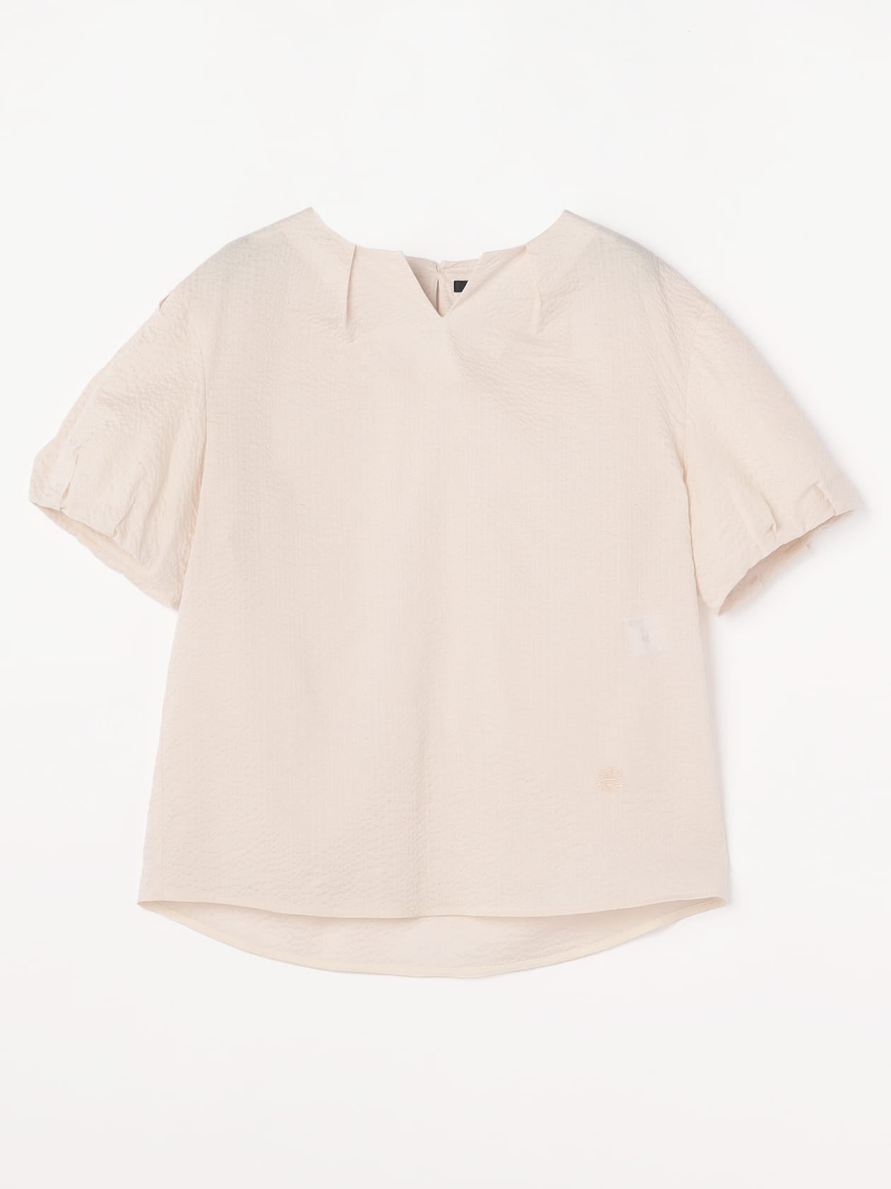 パフスリーブ スキッパーブラウス