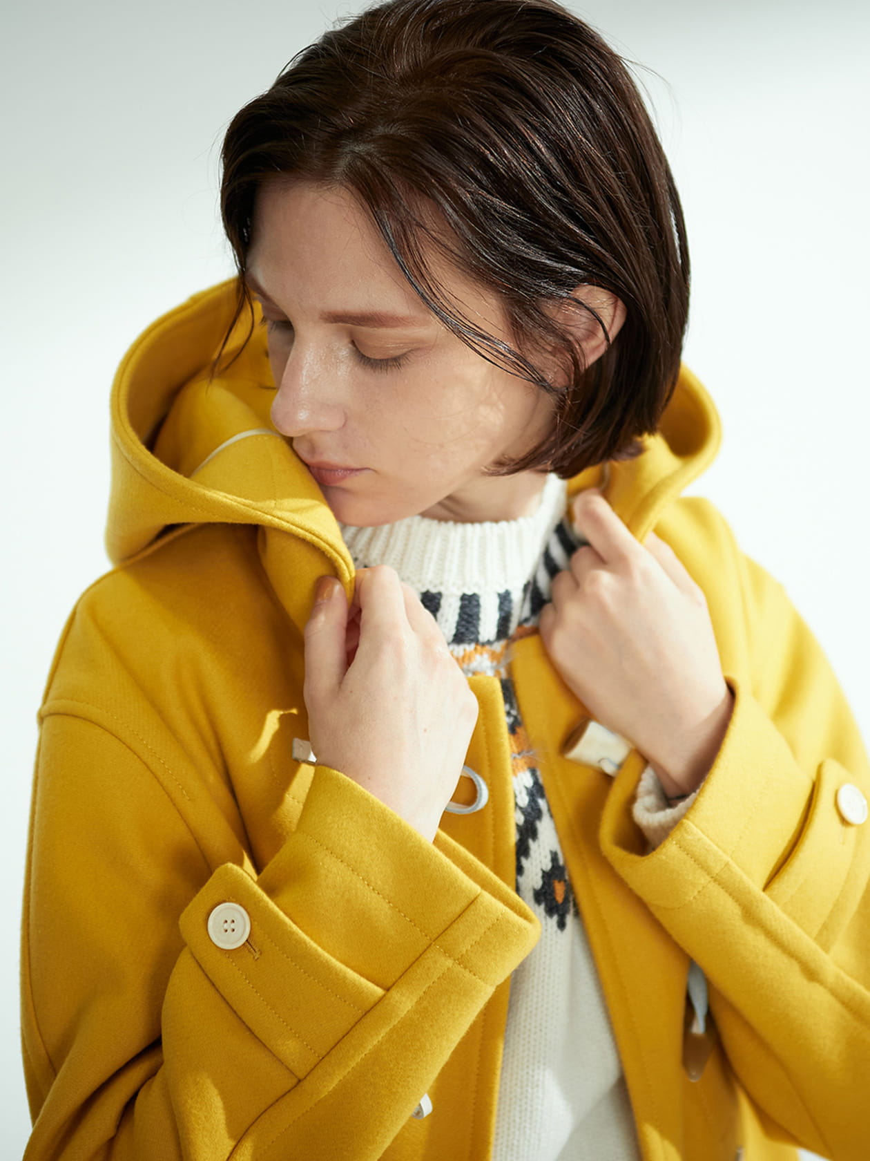 AQW】ダブルメルトンダッフルコート