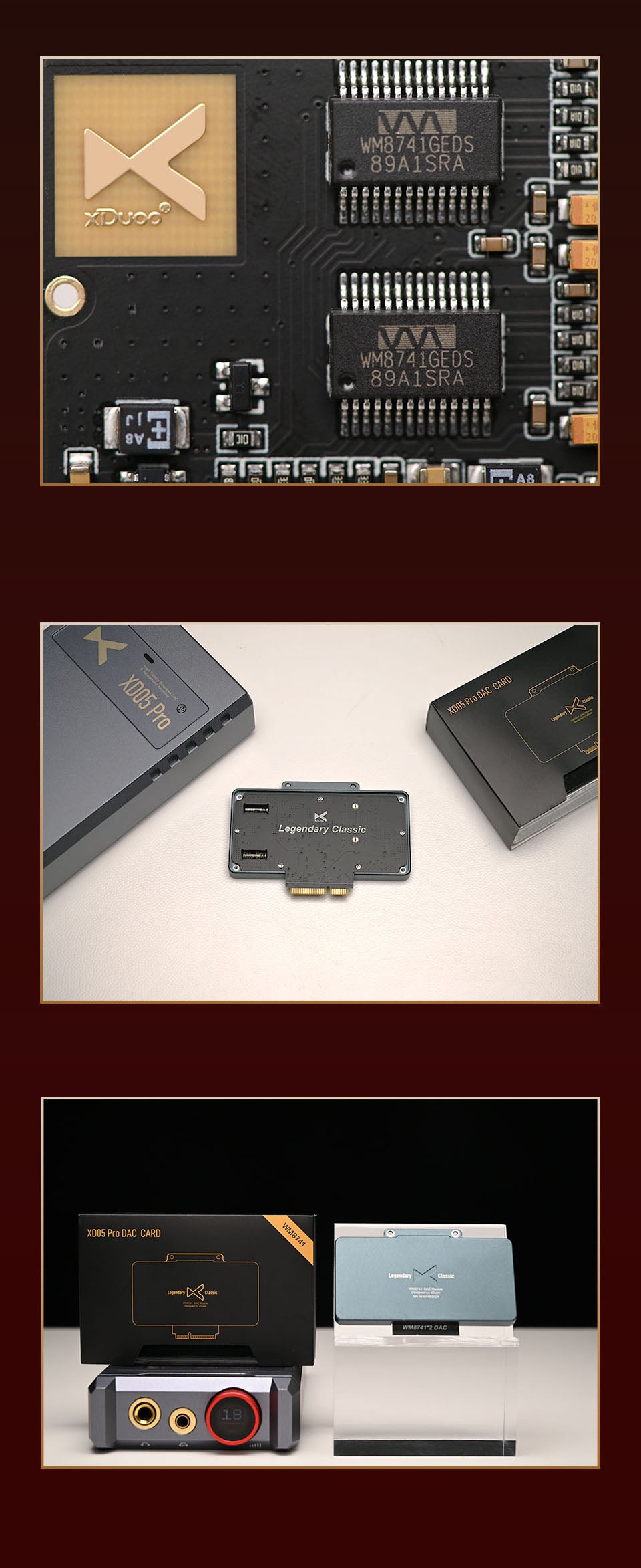 xDuoo WM8741 DAC Card FOR XDUOO XD05PRO HARD NUCLEUS MODULAR DAC/AMP