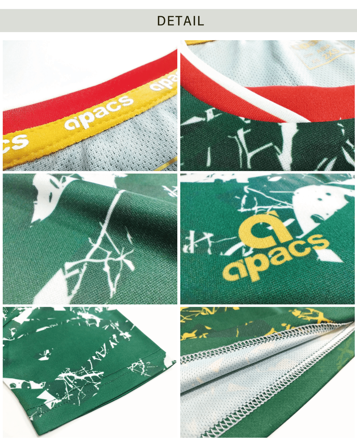 ゲームシャツ ユニセックス（RN8202） | APACS JAPAN