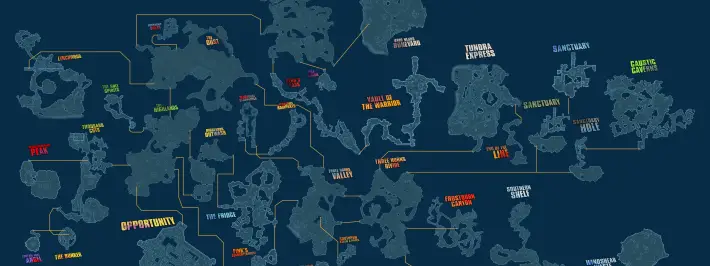 Borderlands 2 Interactive Maps | Wand