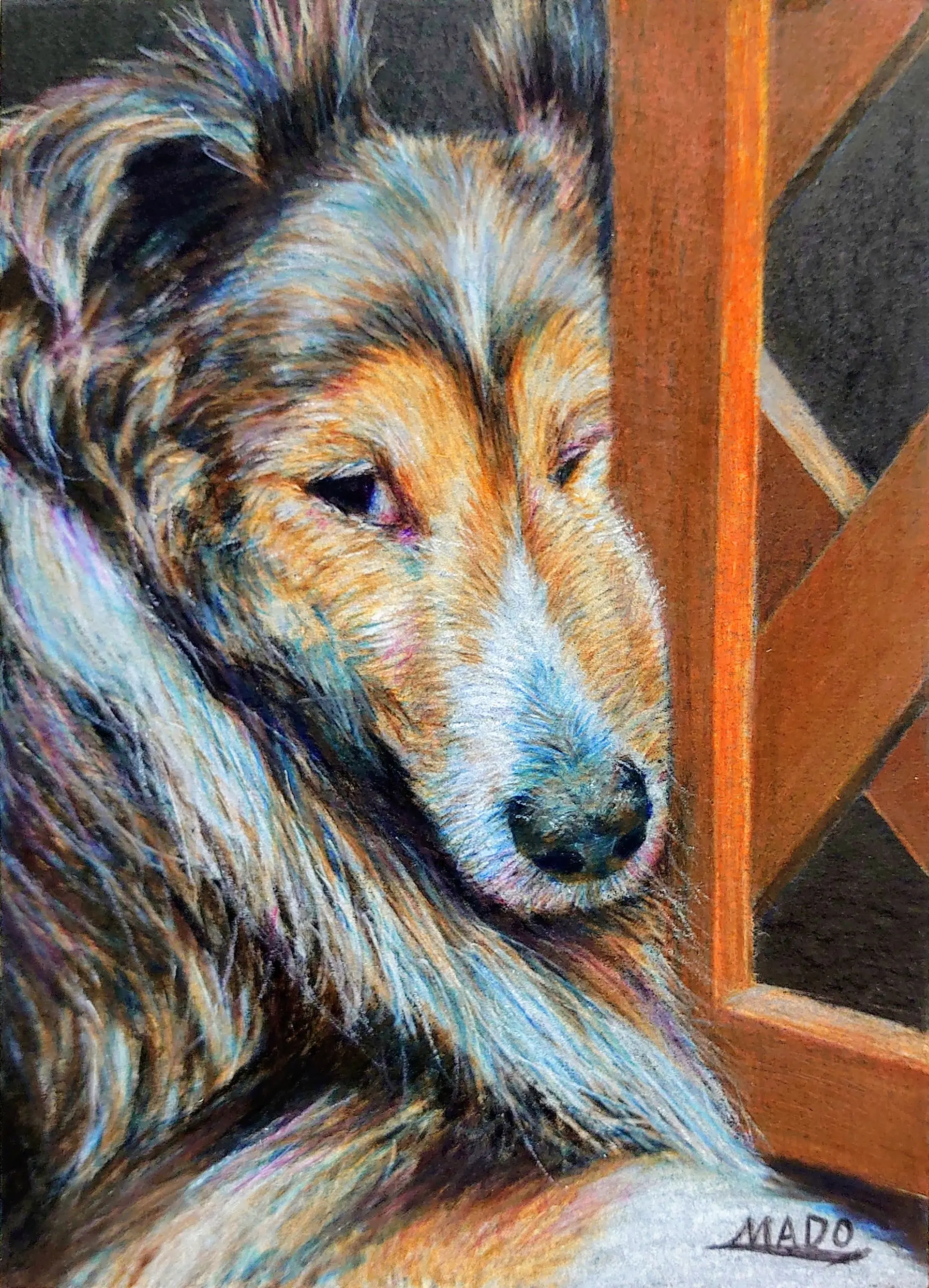 ふてくされる犬 by 長谷川まどか（MADO） | 現代アートの販売・通販