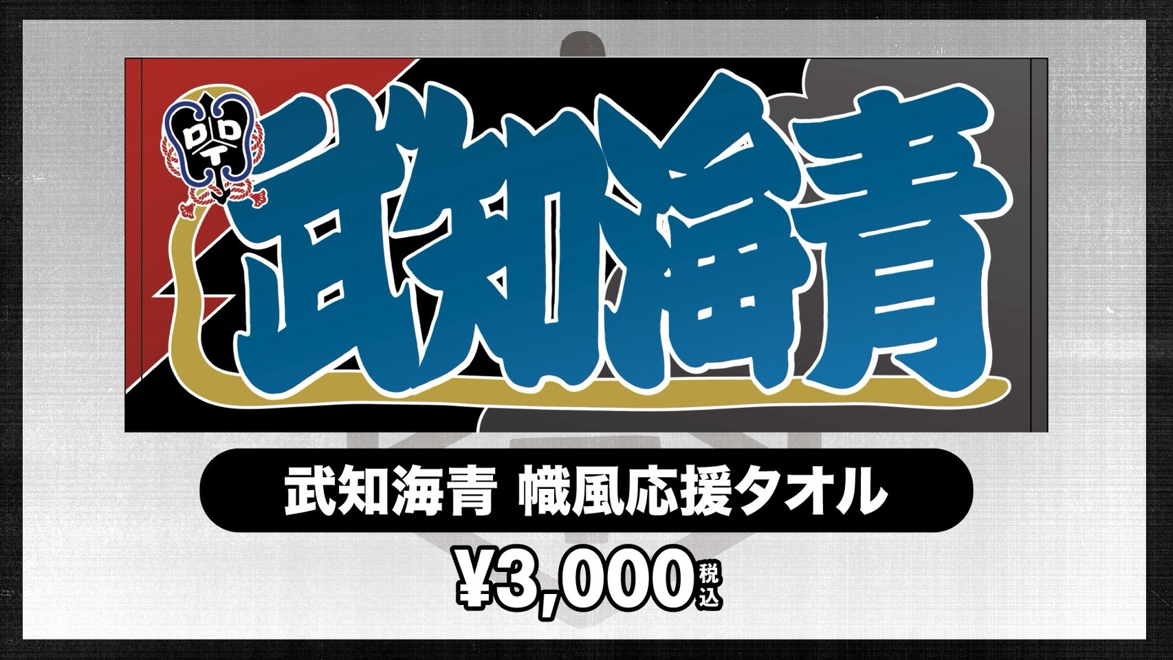 THE RAMPAGE”武知海青×DDTオフィシャルグッズ「武知海青 幟風応援