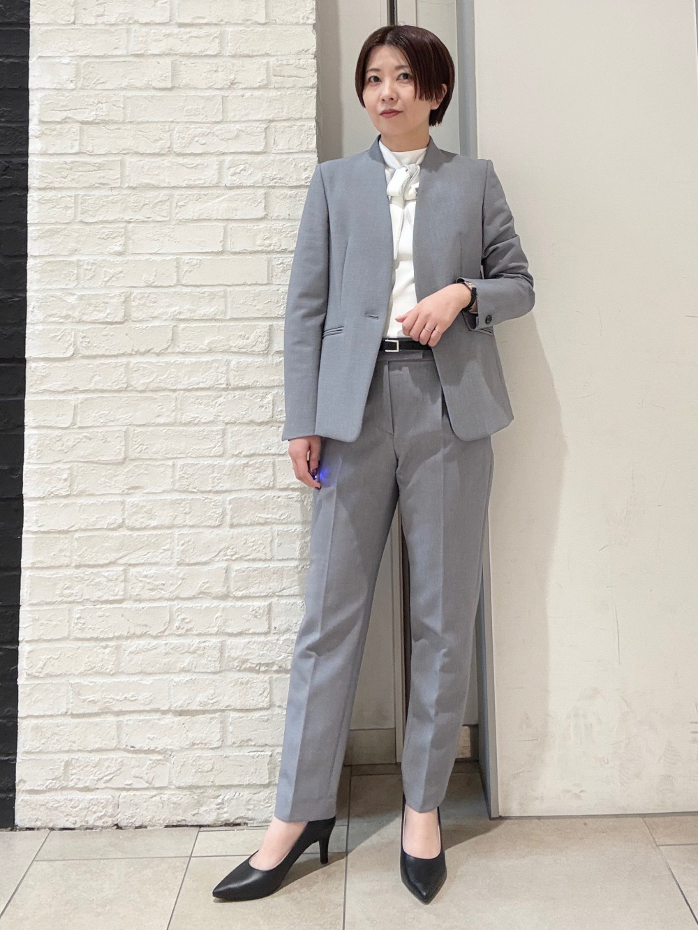 2024年モデル ウォームリザーブカラーレスジャケット、テーパード