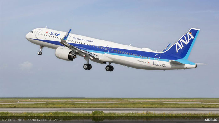 ANA Becomes First Airline to Receive A321neo Powered by PurePower