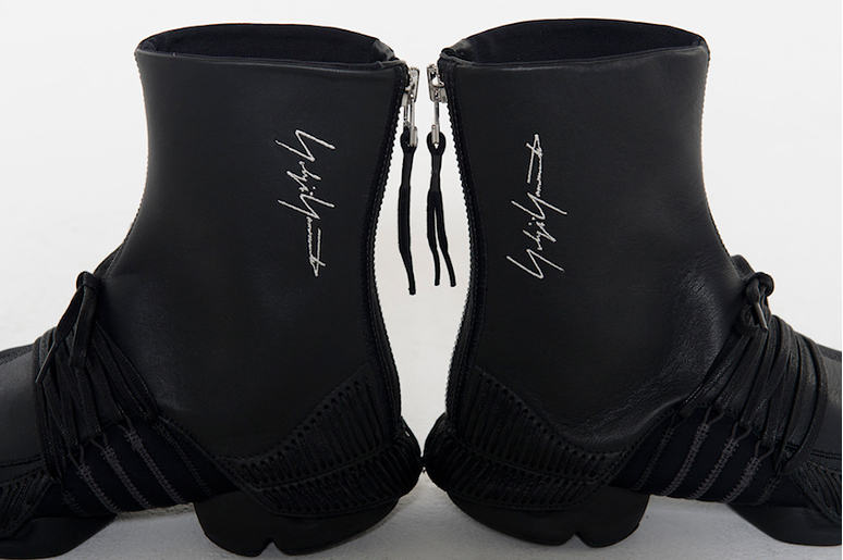 ネオプレンとレザーのコンビネーション 「ヨウジヤマモト