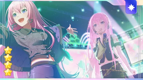 プロセカ】[大興奮のステージ！]巡音ルカのカードイラストと衣装