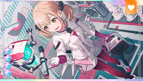 プロセカ】[スリリングな追いかけっこ]小豆沢こはねのカードイラストと