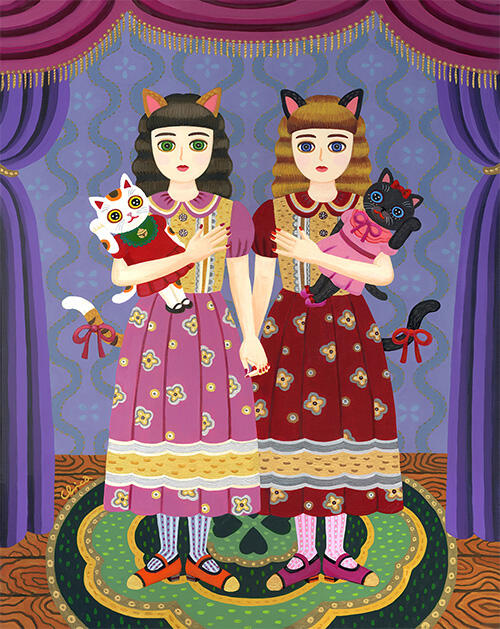 とやちかこ「開運日和」 | 六本木ヒルズ ミュージアム・展望台