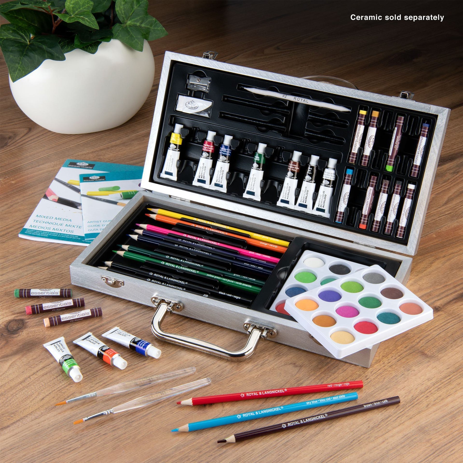RSET-MM3000 | Essentials™ 85pc Mixed Media Beginners Travel Art