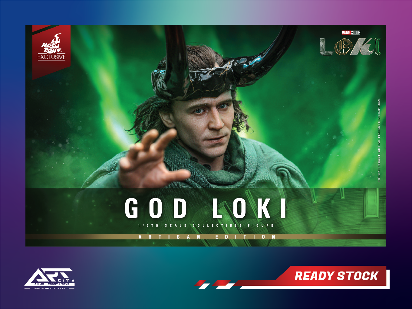 Hot Toys - God Loki - Loki - 1/6th scale - Artisan Edition - DX40