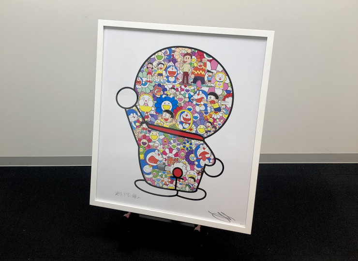 村上隆 藤子・F・不二雄先生とドラえもんがお花畑に居る | ART CLUB