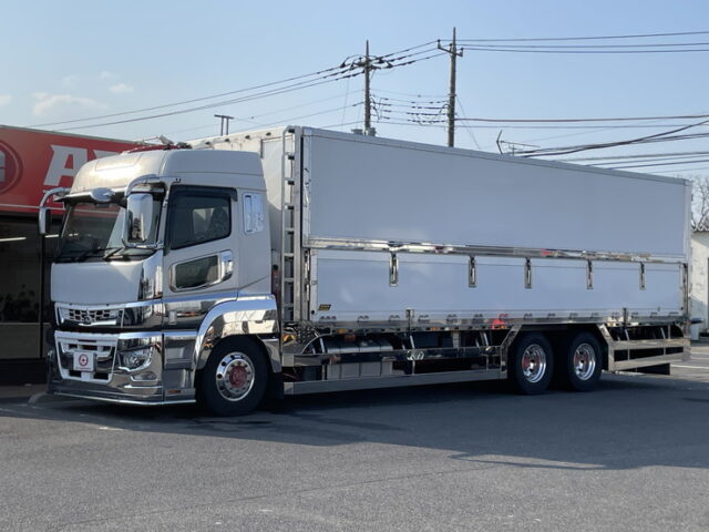 三菱ふそう：スーパーグレート：冷凍ウィング：AT：ハイルーフ