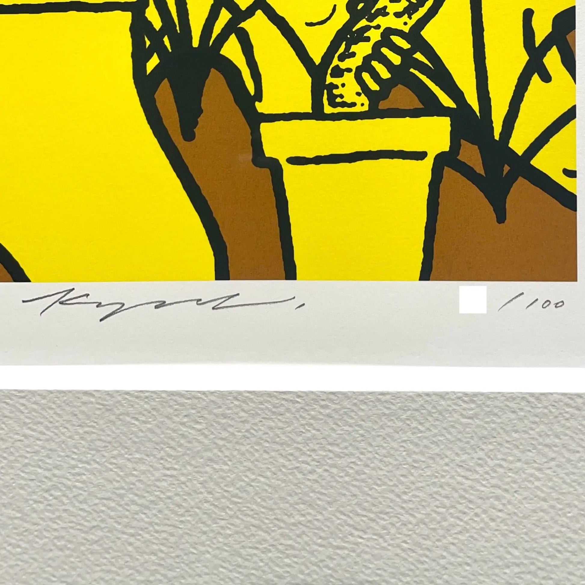 KYNE × NONCHELEEE (キネ × ノンチェリー)「Untitled, 2024 (Yellow