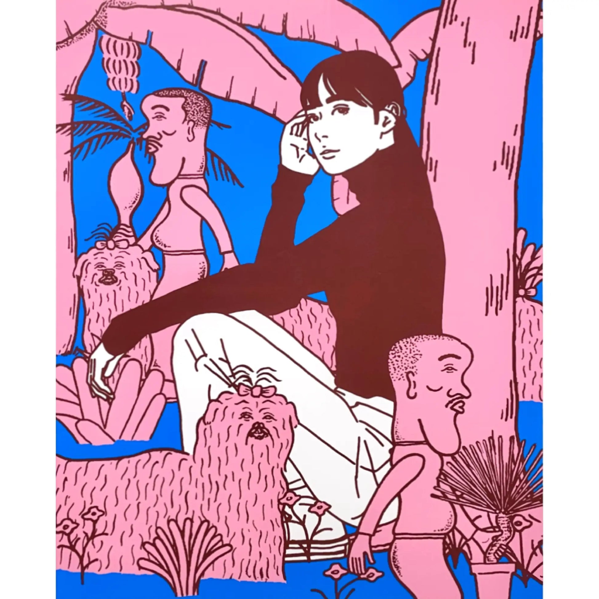 KYNE × NONCHELEEE (キネ × ノンチェリー)「Untitled,2024 (Pink)」ART