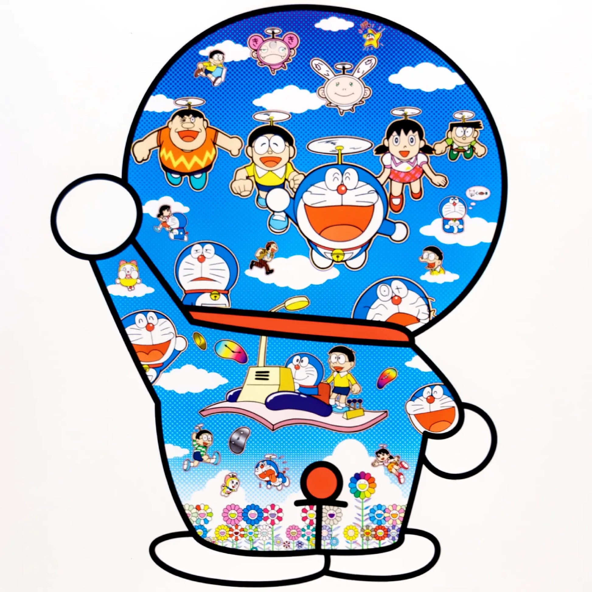 村上隆 (Takashi Murakami)｢青空の下のドラえもん達」ART GALLERY M