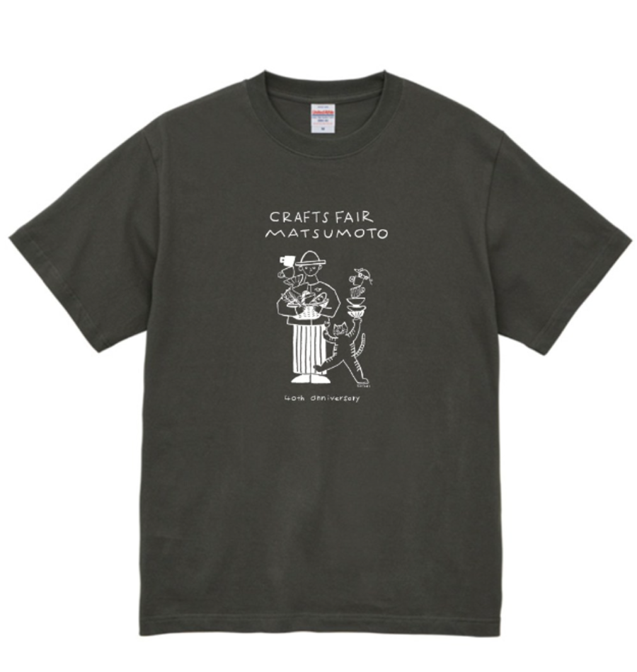 クラフトフェアまつもと2024』第40回記念にTシャツを販売！毎年人気の