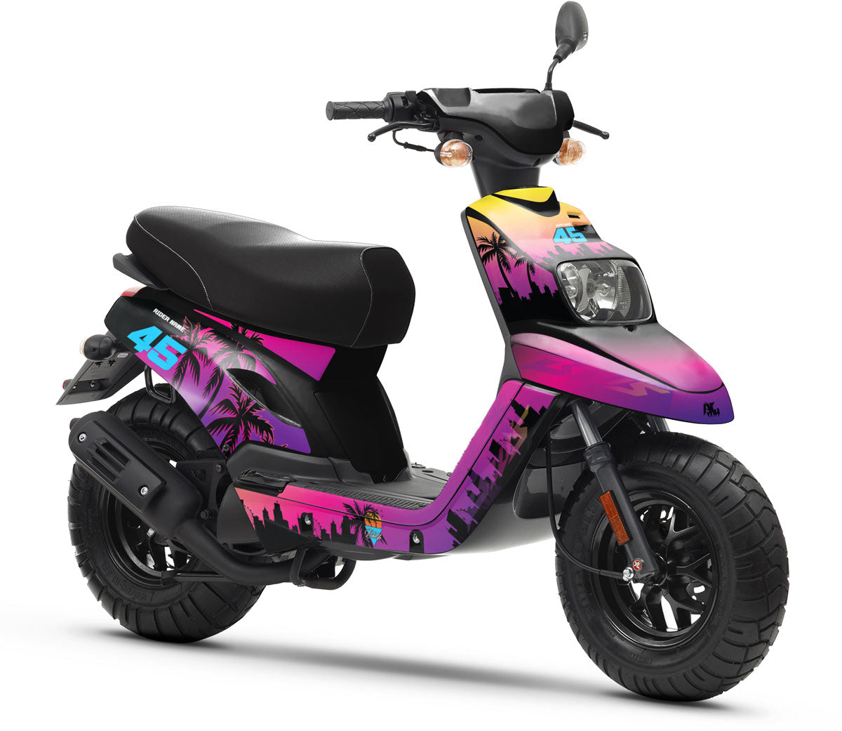Graphic decals MBK Booster / Yamaha BW's Stream - Fluid and modern