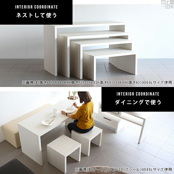 カウンターテーブル 収納付き家具｜ZERO-X 15055HH 木目｜0000a38846