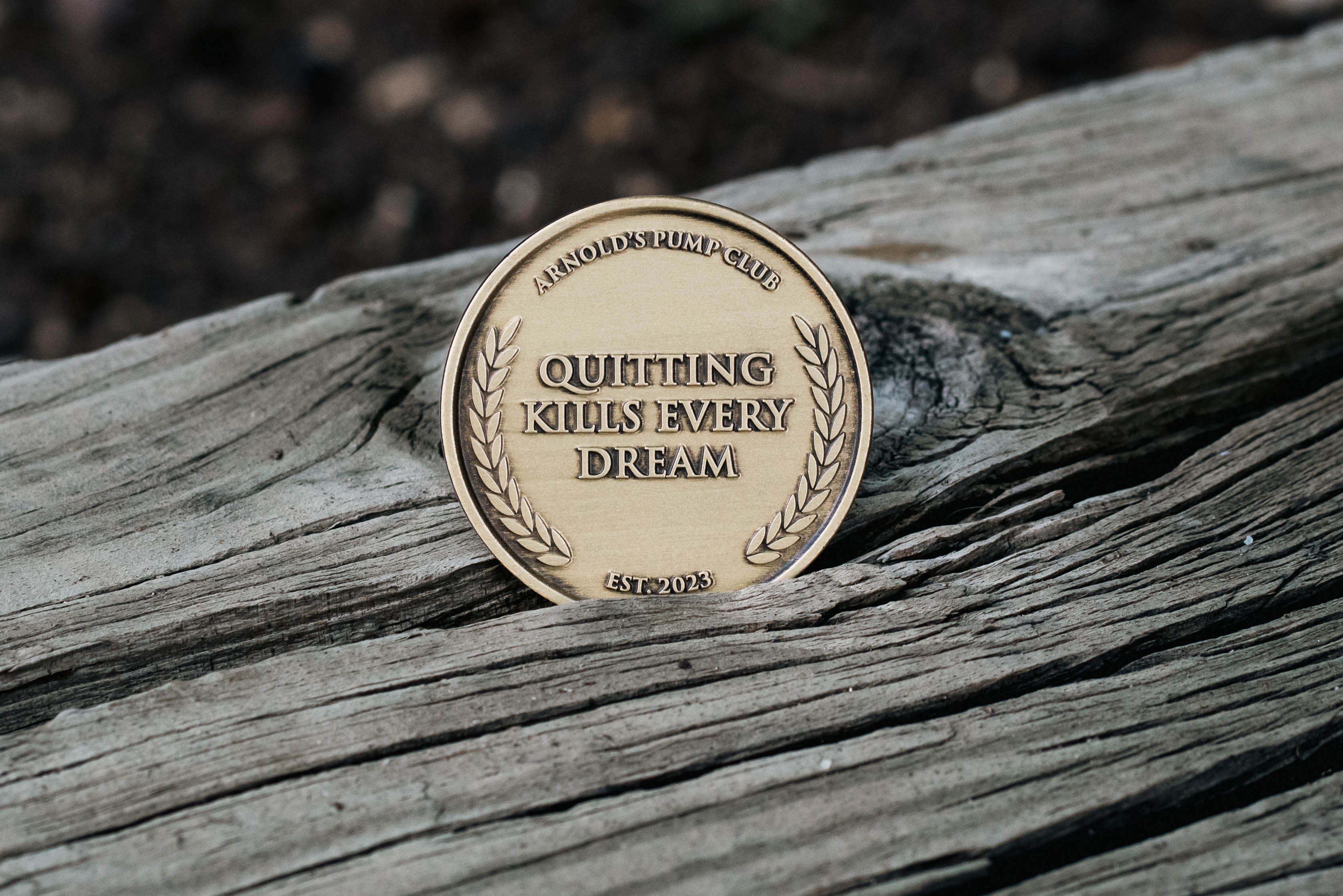 No Plan B Medallion – Arnold's Pump Club