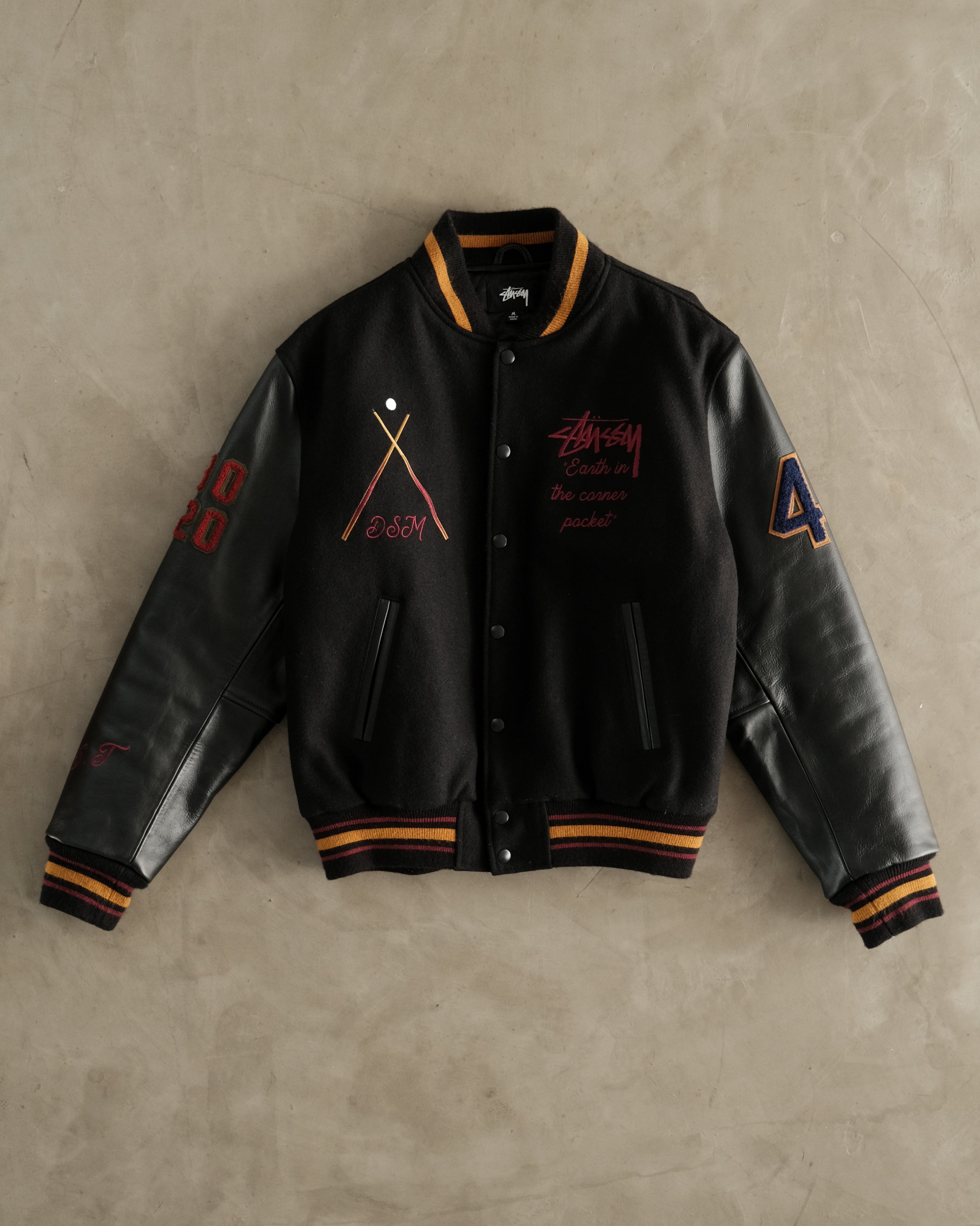 STUSSY 40Th Anniversary Varsity Jacket – Around The Shoes