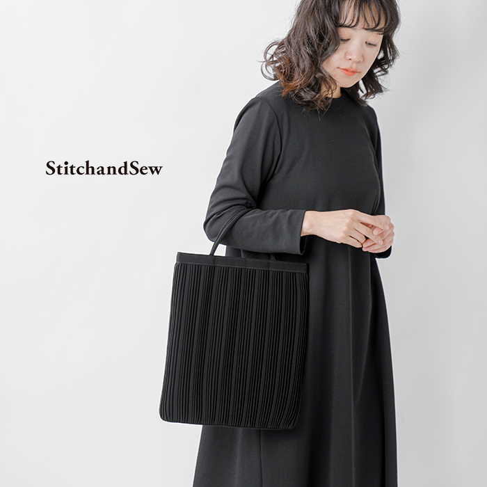 StitchandSew スティッチアンドソー 丹後ちりめん ブラック フォーマル