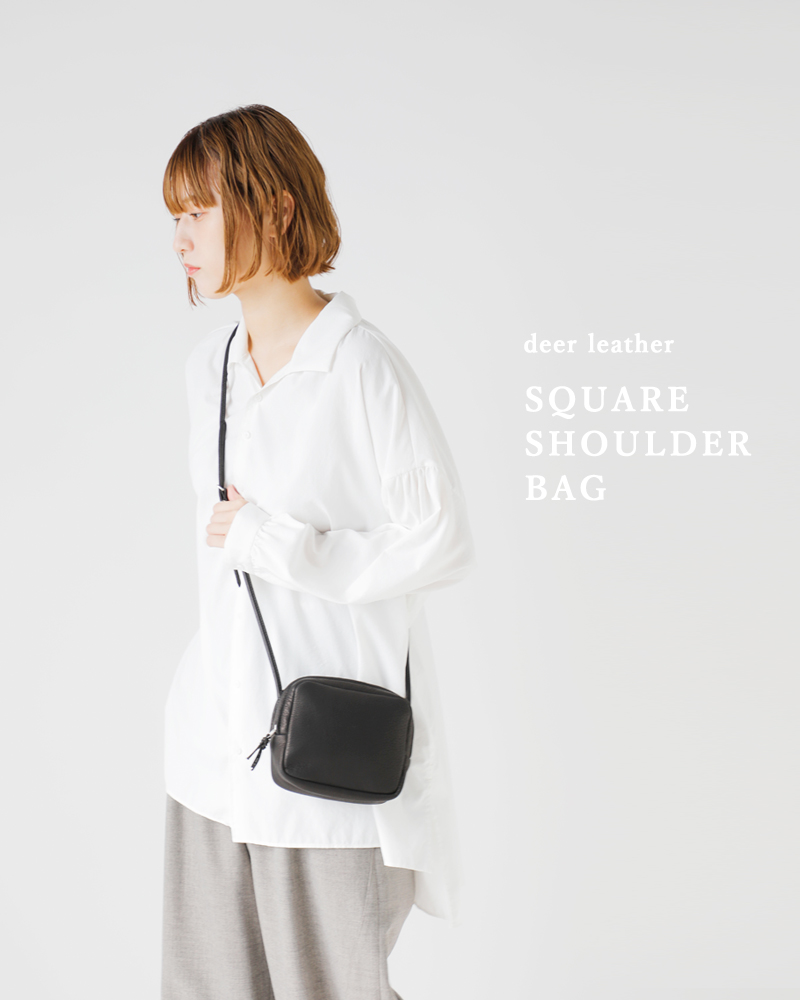 Aeta アエタDA108 SQUARE SHOULDER ディアレザー スクエア ショルダー