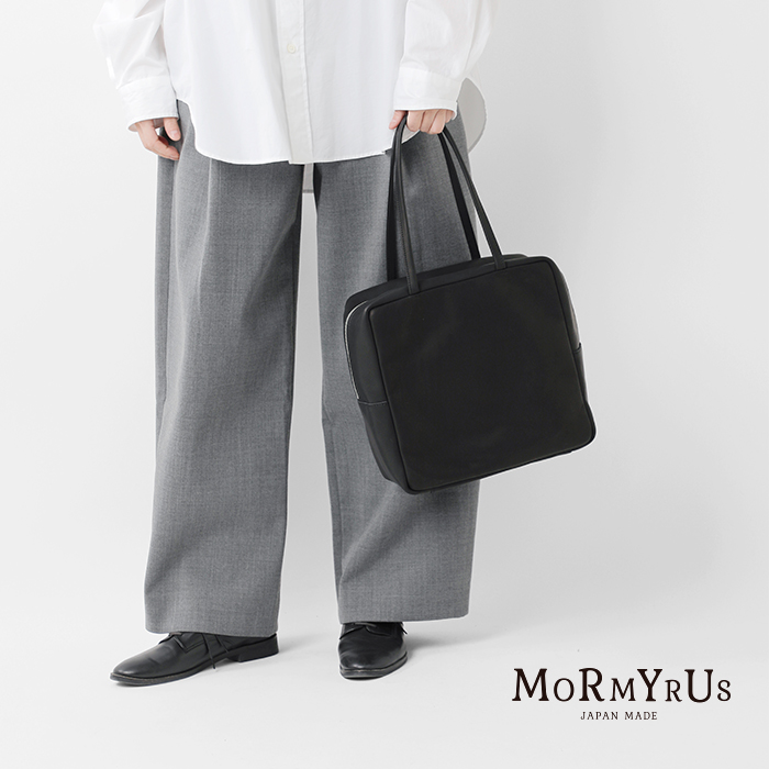 mormyrus モルミルス レザー スクエア トートバッグ m-148-tr