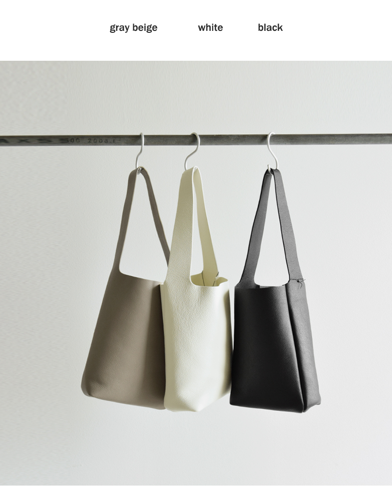 Aeta アエタ ペブルグレイン レザー ショルダー バッグ Sサイズ