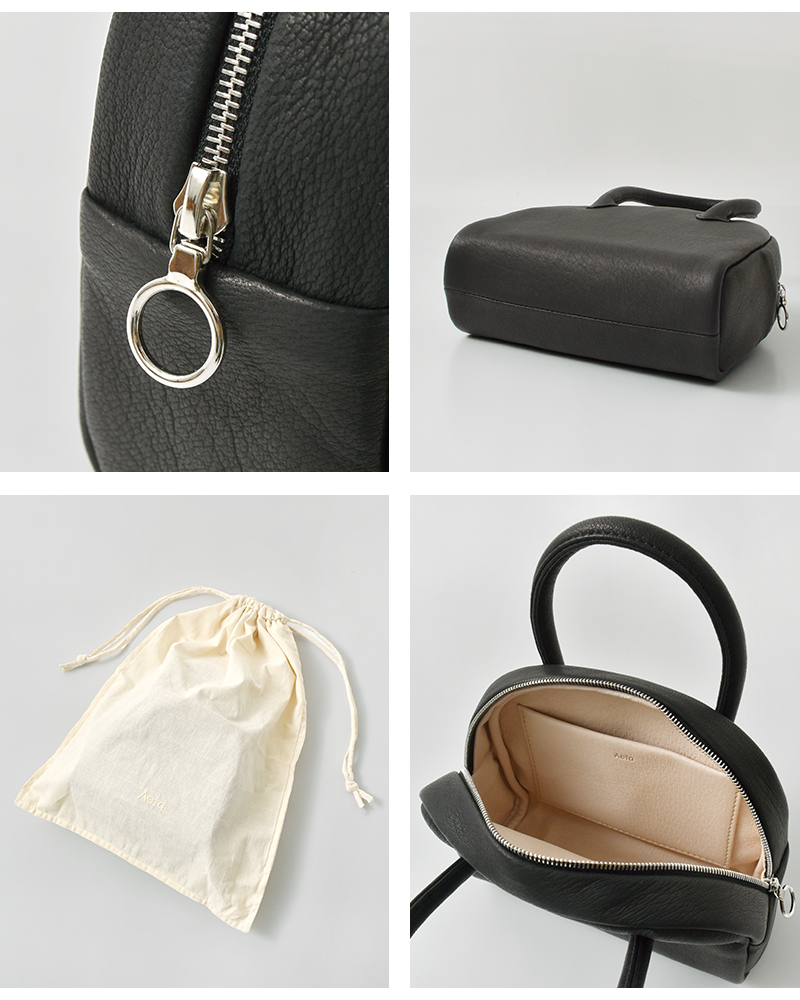 Aeta アエタ ディアレザー ボストンバッグ ミニ “DEER” da24-mt ユニ