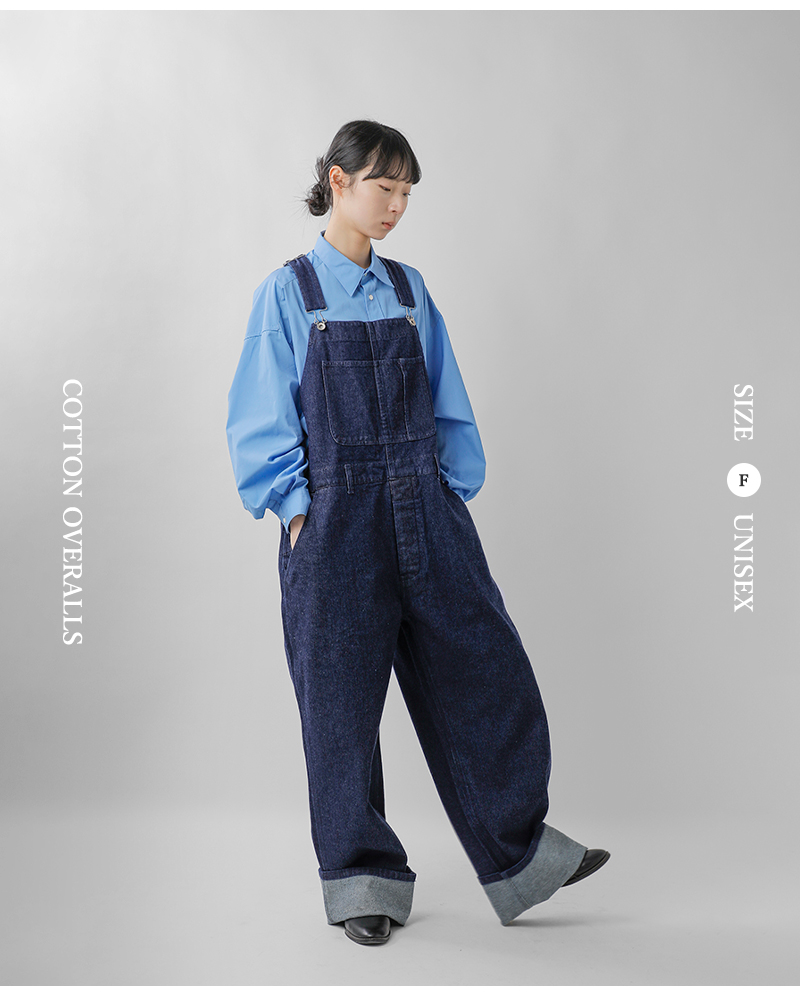 LENO リノ コットン オーバーオール OVERALL leno-pt502 ユニセックス