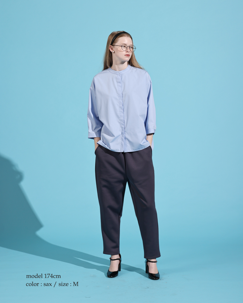 クーポン対象】kelen ケレン バック プリーツ ブラウス “MARL